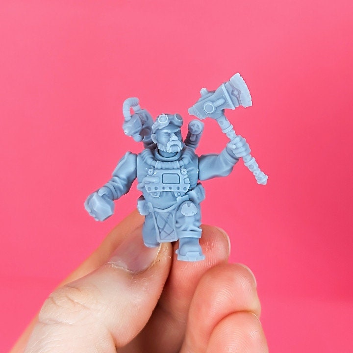 
8pc Mineral Gang SET 1 Scifi Resin Miniatures 28mm heroic Tabletop Wargame Miniatures