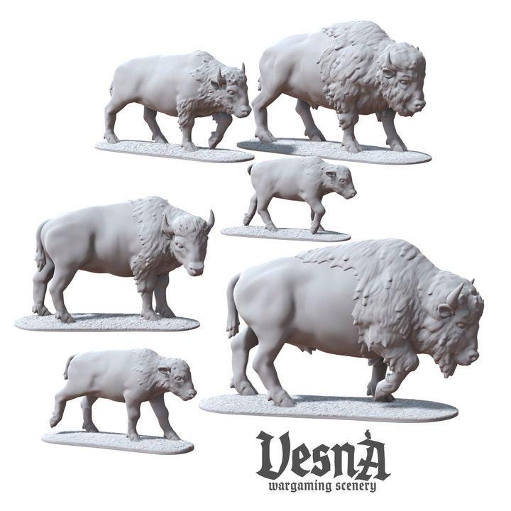
6pc Bison