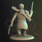 
Grand Trailblazer Miniature Swifty DnD Dungeons and Dragons 28mm/32mm TTRPG Fantasy Wargame Miniature DnD 5e Pathfinder Hobbit Rogue Figure