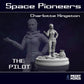 
6pc Space Pioneer Team (Space Pioneers Collection) | 28mm/32mm TTRPG Mountain Stronghold Corp Planet 579a Sci-fi Wargaming Space Hero Minis