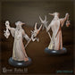 
3pc Cultists Moonlight Rites for Dungeons and Dragons 28mm/32mm TTRPG Townsfolk NPC Miniatures Possessed Demons - GG