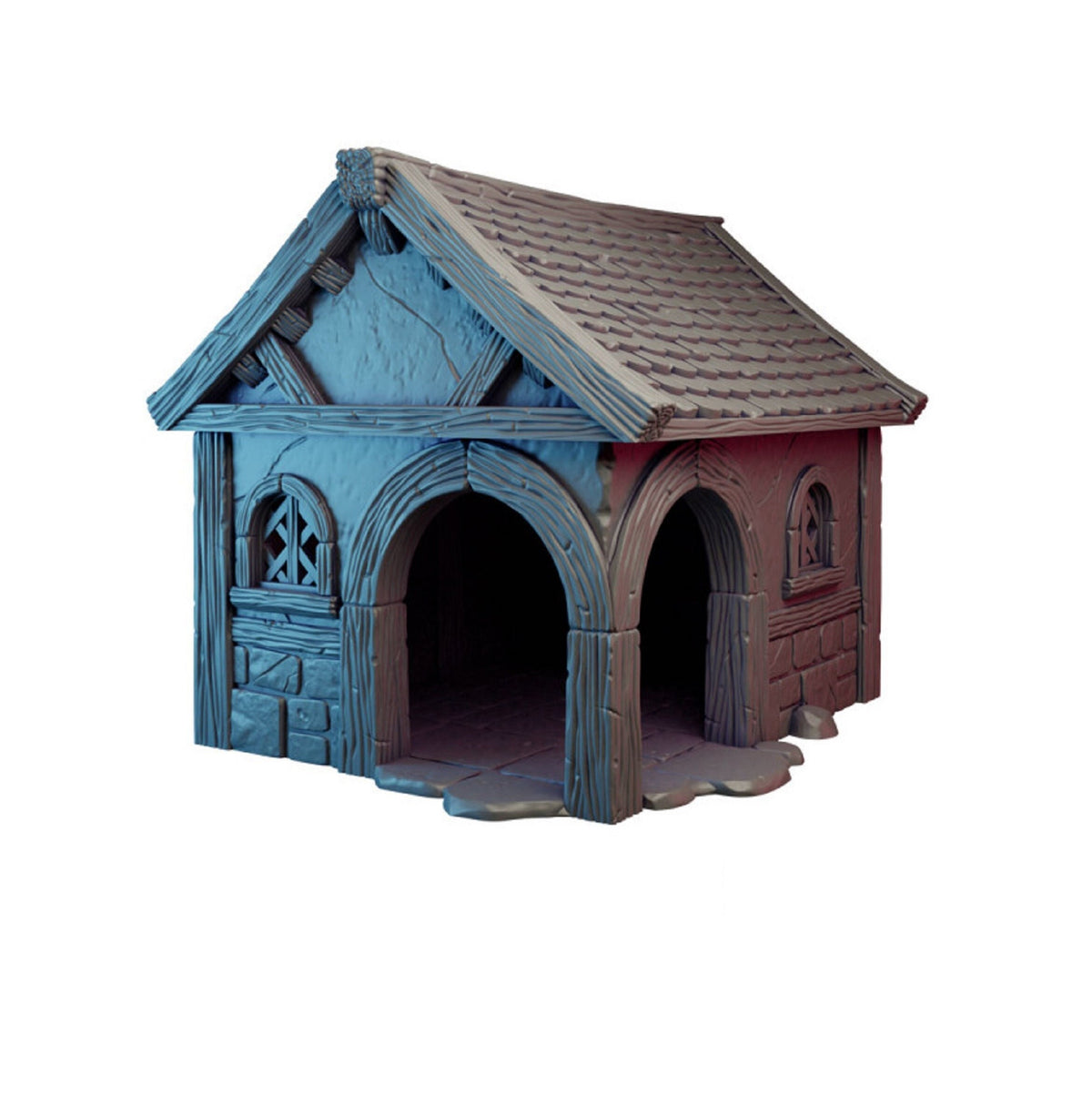 
Toll House Miniature DnD Dungeons and Dragons 28mm/32mm TTRPG Wargame Miniature Building Props Scenery DnD 5e Outhouse House figurine