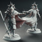 
Bodyguard Knight - Roland the Dutiful | 28mm/32mm/38mm TTRPG Dark Fantasy Wargaming Knight Spear House Hornburg Character Bastian Guard