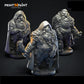 
3pc Dwarf Explorers – Fantasy Miniature Set – 28mm 32mm 35mm Scale – Tabletop RPG Figures for DnD & Pathfinder – Gray PLA 3D Printed –PnP