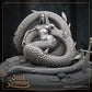 
Lady Serpent Dungeons and Dragons 28mm/32mm TTRPG Snake Scale Miniature Abomination Serpent  - GG