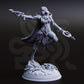 
Drow Assassin - Vakara N'Thara | 28mm/32mm/38mm TTRPG Dark Fantasy Wargaming DnD Underdark Crossbow Spider Rogue NPC Drow 5E Miniature