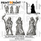 
Dawnglare Council 5-Miniature Bundle – Dungeons and Dragons Elven Spellcasters for DnD 5e High Fantasy RPG Encounters & Tabletop Play –PnP