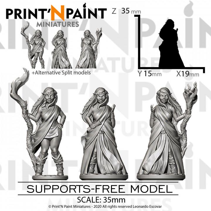 
Dawnglare Council 5-Miniature Bundle – Dungeons and Dragons Elven Spellcasters for DnD 5e High Fantasy RPG Encounters & Tabletop Play –PnP