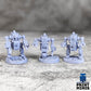 
Maintenance Robots 28mm 32mm DnD Dungeons and Dragons Scifi Miniatures for TTRPG Wargames Fantasy Robots Tiny Mechs by Print Minis