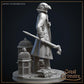 
Dr Miles Rook Bird Miniature for Dungeons and Dragons 28mm/32mm TTRPG Cage Miniatures Scatter Base - GG