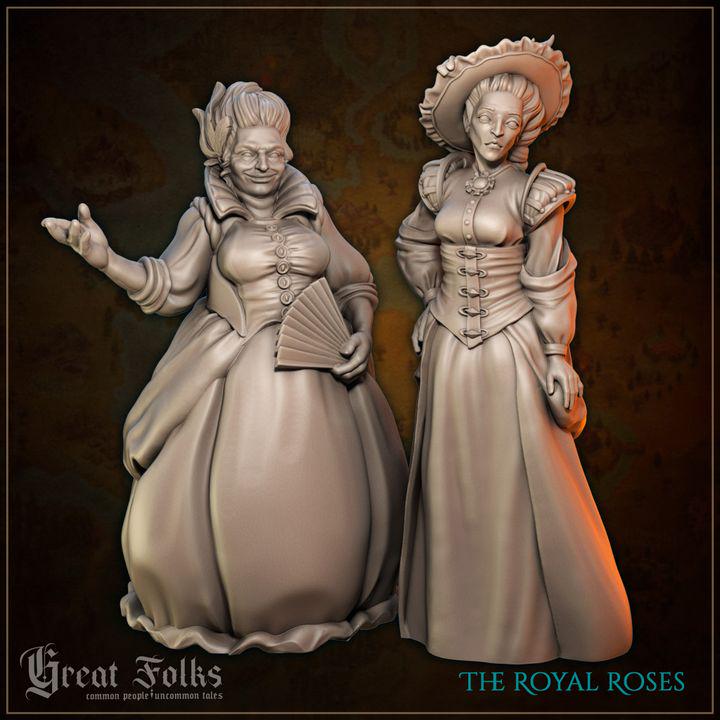 
2 Pc The Royal Roses DnD Dungeons and