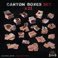 
21pc Carton boxes - Basing Bits 28mm/32mm TTRPG Garbage Basing Cardboard Packaging Scatter Dystopian Street Trash Sci-fi Scenery ElementsZbW