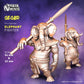
Elephant Folk Fighter gegar Dungeons and Dragons  28mm 32mm D&D Wargame Miniatures for Dioramas TTRPG Fantasy - Nm