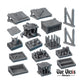 
16pc Black Market Set, Market Stalls DnD, Dungeons and Dragons, 28mm Terrain, 32mm Miniatures