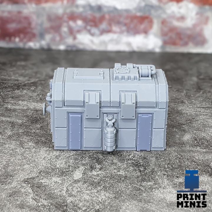 
Inmate Isolation Cell 28mm/32mm TTRPG Fantasy Wargame Prison Cell Sci-fi Scatter Scenery Narok Prison Collection Space Miniature Cage