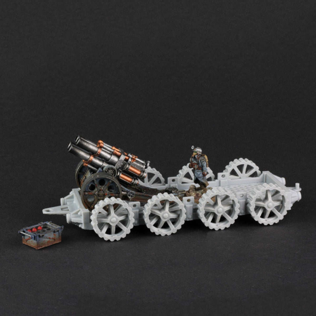 
Cargo Trailer Miniature Sci Fi Vehicle 28mm 32mm Nuclear Wasteland  DnD Dungeons and Dragons Wargaming Mini Steam Punk Tabletop Wargaming
