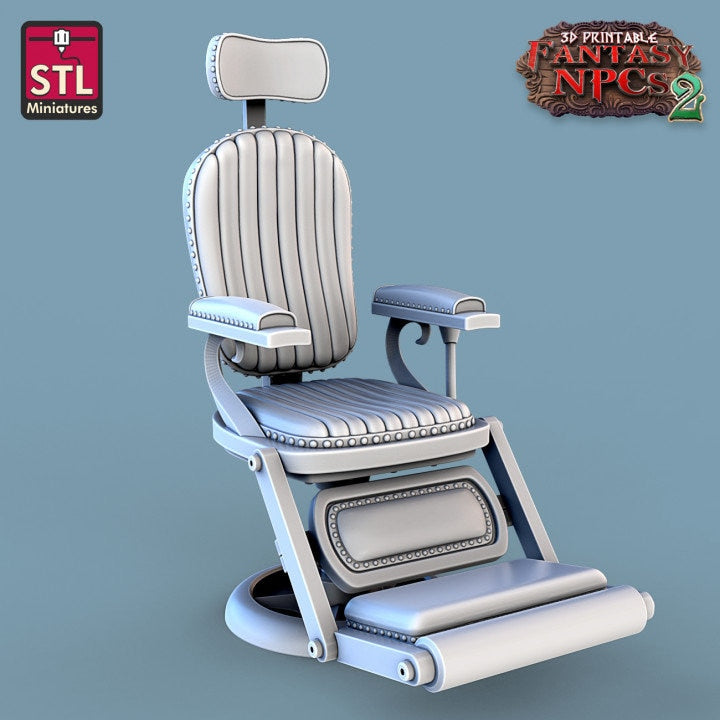 
Dentist Set, DnD, Dungeons and Dragons, Fantasy NPCs, Orc, Dwarf Miniatures, Scatter Terrain, Furniture, DnD Scatter, Fantasy Roleplay