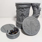 
Barbarian Tankard Dice Vault and Tower 3D Printed DnD Dice Holder, RPG Gift for Tabletop Players and Dungeons and Dragons, FatesEnd
