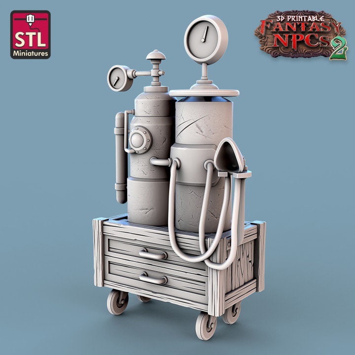 
Dentist Set, DnD, Dungeons and Dragons, Fantasy NPCs, Orc, Dwarf Miniatures, Scatter Terrain, Furniture, DnD Scatter, Fantasy Roleplay