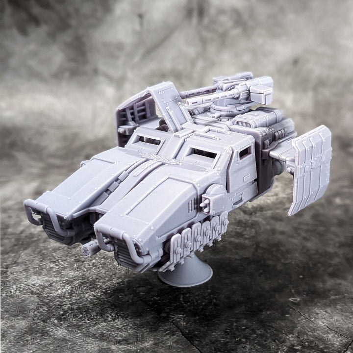 
Armatis Mors Dedalus Speeder 28mm/32mm Military Marine Vehicle Miniature Army Hover craft ship
