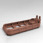 
Cargo Barge with Cargo | 3D Printed Sci Fi Ship Terrain for Dungeons and Dragons, Starfinder, Infinity and TTRPG Scenery
