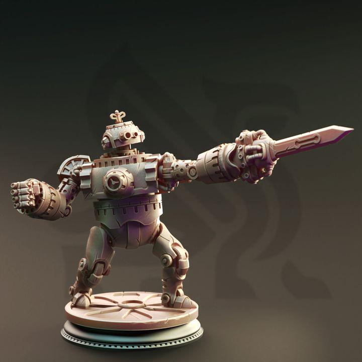 
Clockwork Simulacrums Dungeons and Dragons Steampunk Robots Mini RPG Tabletop Miniature DnD Painting Pathfinder 5e DnD Minor Venators - DmS