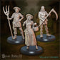 
The Ultimate Diorama Pack of Miniature Villagers Townsfolk NPCs and Buildings 28mm/32mm TTRPG Townsfolk Miniatures Medieval Figurines - GG