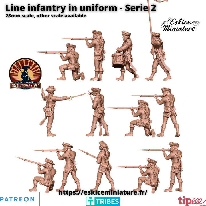 
13pc Infanterie in Uniform Firing Revolutionary War – 15mm 20mm 28mm 32mm 1 35 Scale – Historical Miniature Figure – Eskice Miniature