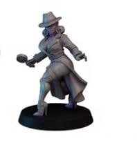 
Detective Miniature for DnD Dungeons and Dragons 28mm/32mm Scale TTRPG Fantasy Figurine V.V