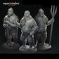 
3 Human Peasants Miniature – Dungeons and Dragons RPG Tabletop Figure Pathfinder 5e –PnP