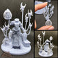 
Fairy Merchant Headless Miniature for Dungeons and Dragons 28mm/32mm TTRPG Scatter Miniature Base Magic Pet Cage - GG