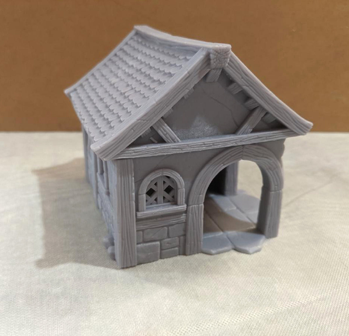 
Toll House Miniature DnD Dungeons and Dragons 28mm/32mm TTRPG Wargame Miniature Building Props Scenery DnD 5e Outhouse House figurine
