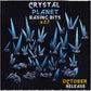 
27pc Crystal Planet / Basing Bits 28mm/32mm Scale Scatter Terrain, Basing Materials, Miniatures, Fantasy RPG Decor, Tabletop PropsZbW