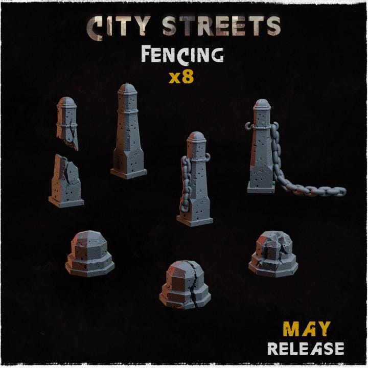 
8pc City Streets