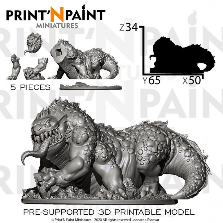 
Basilisk Miniature – Dungeons and Dragons DnD 5e Pathfinder RPG Tabletop Fantasy Figure –PnP
