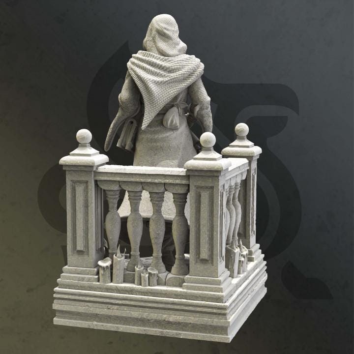 
Divine Wisdom Miniature Female Elf Dungeons and Dragons Mini RPG Tabletop Miniature Painting Pathfinder 5e DnD Tharanais - DmS