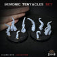 
11pc Demonic Tentacles for Dungeons and Dragons 28mm/32mm Basing Bits DnD Scatter Terrain Scenery D&D TTRPG Mini Basing Material - ZbW