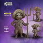 
Mouse Folk Farmer with Pitchfork DnD Dungeons and Dragons  28mm 32mm D&D Wargame Miniatures for Dioramas TTRPG Fantasy - Nm