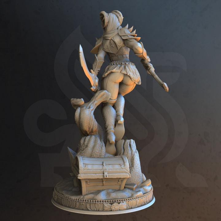 
Master of Poisoned Talons Tiefling Female