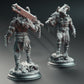 
3pc Minotaur Warriors Beast men DnD Dungeons and Dragons 28mm/32mm TTRPG Fantasy Wargame Miniature DnD 5e Pathfinder Beast Powerful Opponent