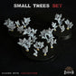 
15pc Small Trees - Basing Bits (Plants) 28mm/32mm Fantasy Forest Battlefield Basing Materials Botanical Scatter Woodland Scenery ElementsZbW