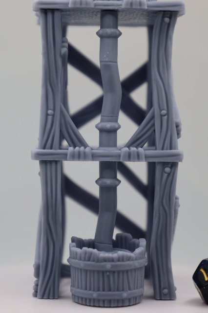 
The Water tower 3D Printed Water Tower Scatter Terrain DnD Dungeons and Dragons Tabletop RPG 28/32mm Scale 32MM Scale in Image