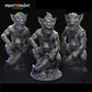 
3 Goblin Scavengers – Dungeons and Dragons Miniature Set – RPG Tabletop Figures for DnD Pathfinder 5e Fantasy –PnP