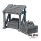 
16pc Black Market Set, Market Stalls DnD, Dungeons and Dragons, 28mm Terrain, 32mm Miniatures