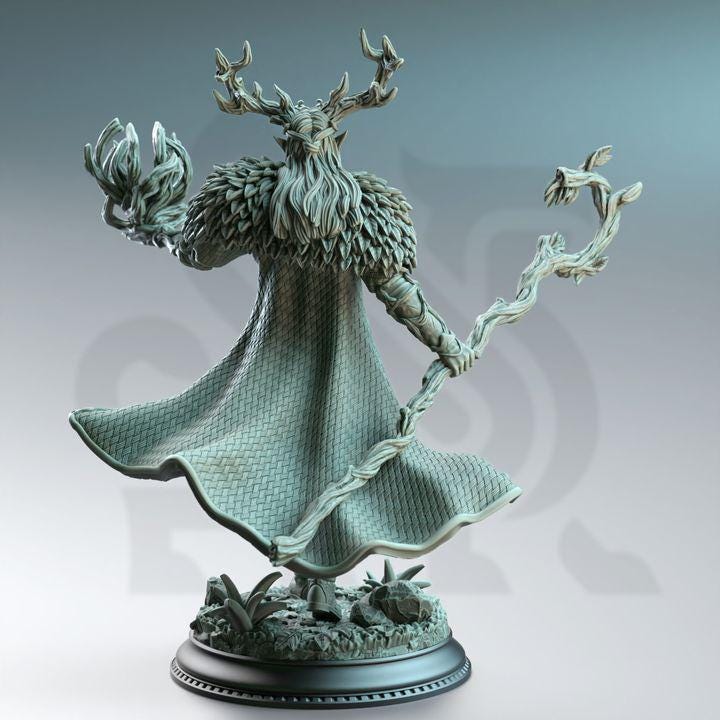 
Fey Touched Elf Lord Miniature Dungeons and Dragons 28mm/32mm/38mm Mini RPG Tabletop Miniature DnD Painting Pathfinder 5e DnD Pontifax - DmS
