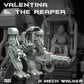
The Reaper Mech & Valentina (The Iron Guard Collection) | 28mm/32mm TTRPG Sci-fi  Wargaming Robot Troops Android Mech Walker Dieselpunk Hero