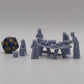 
Tavern Cooks DnD Dungeons and Dragons TTRPG Wargame Scatter Terrain Female Cook NPCs Townsfolk NPCs Wargame Miniatures Food Diner