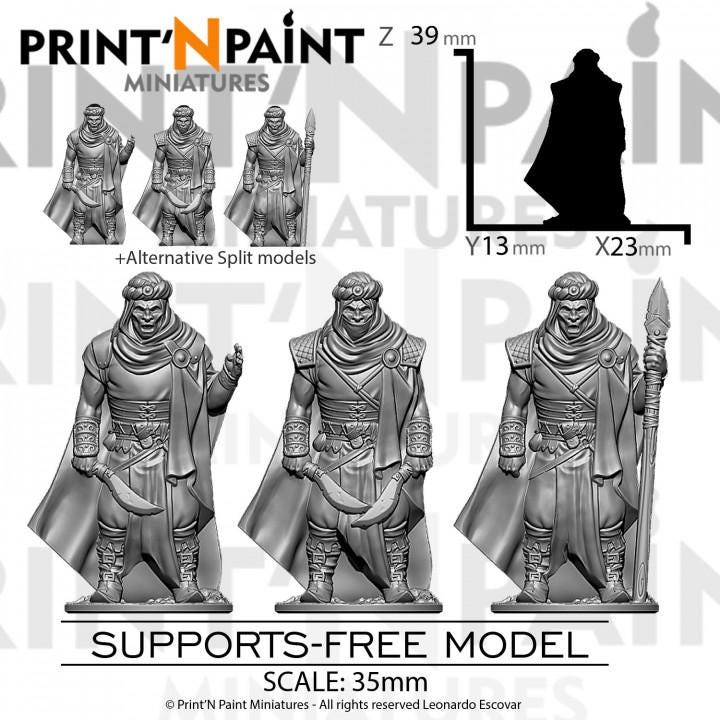 
5 Mini Bundle Terror Of The Sands Miniature – Dungeons and Dragons RPG Tabletop Fantasy Creature Figure for DnD 5e Encounters –PnP