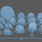 
Scifi Round Bases for D&D Miniatures, 30mm and 40mm Dungeons and Dragons, Zen Garden, Pathfinder, Tabletop Display Bases TTRPG Fantasy Base