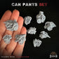 
9pc Car Parts - Basing Bits 28mm/32mm Scrapyard TTRPG Basing Materials Junkyard Mechanical Scrap Exhaust Engine Miniatures Junk ScatterZbW